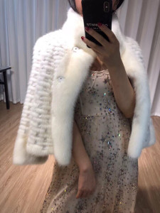 1809012 mink fur coat eileenhou white (3)