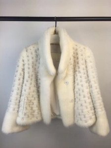 1809012 mink fur coat eileenhou white (5)