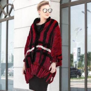 1809021 knitted mink fur shawl strap eileenhou (1)