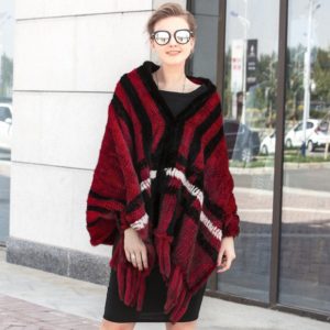 1809021 knitted mink fur shawl strap eileenhou (3)