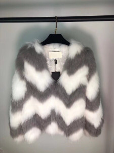 1809029 fox fur wave coat eileenhou (2) - 副本