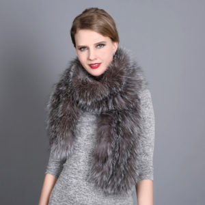 1809056 knitted fox fur scarf eileenhou (1)
