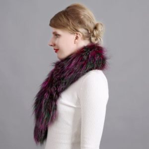 1809057 knitted fox fur scarf LVCOMEFF wholesale (7)
