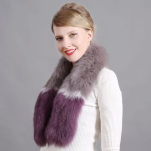 1809058 knitting fox fur scarf wholesaler eileenhou (3)