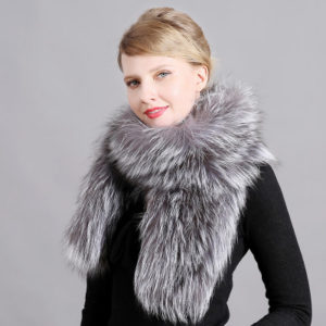 1809059 knitted fox fur scarf multicolor eileenhou (5)