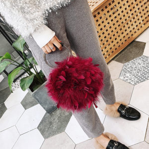 1809071 ostrich fur mini handbag eileenhou (4)