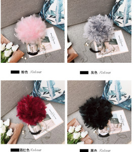 1809071 ostrich fur mini handbag eileenhou (9)