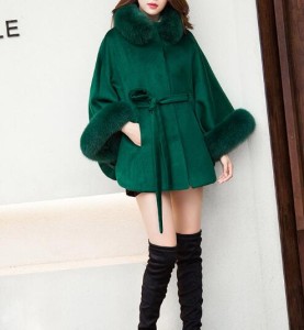 wool coat with fox fur trimming 1809079 (7)