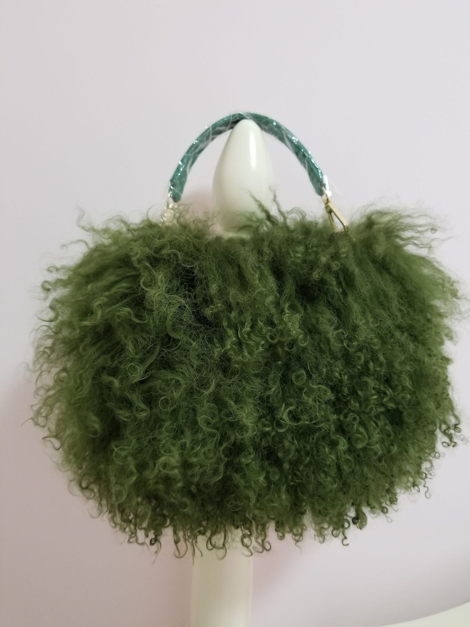 mongolia sheep fur handbag  1809075 - Image 5