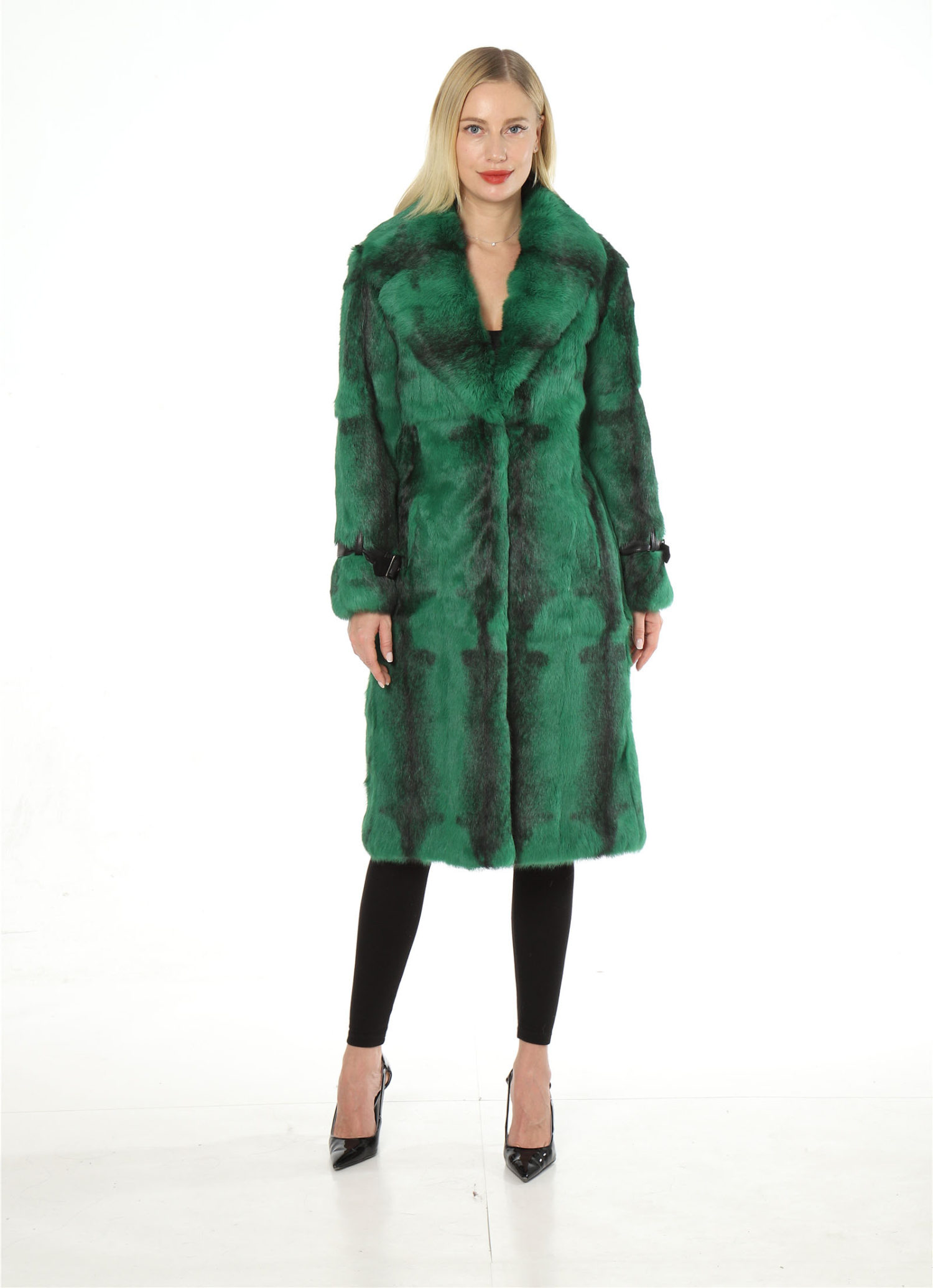real rabbbit fur full pelt coat lvcomeff 2210030 (复制)