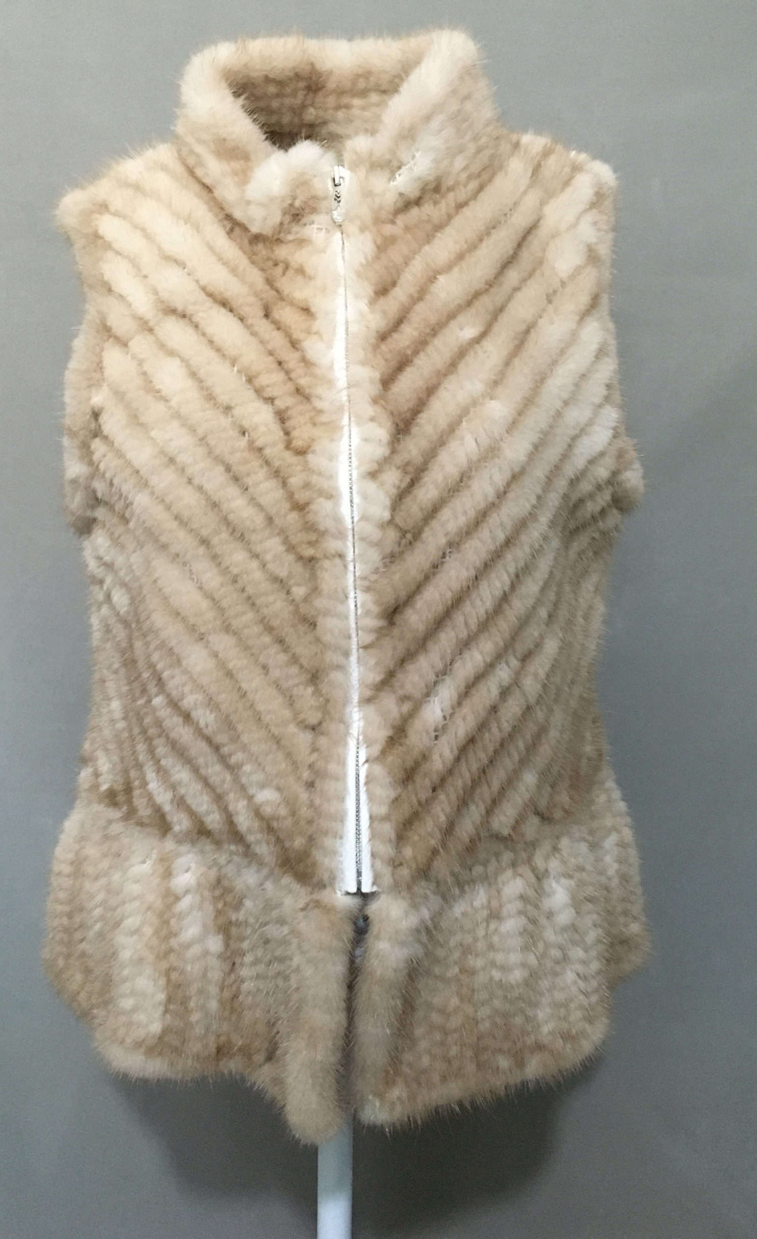 real mink fur vest lvcomeff 210912 - Image 3