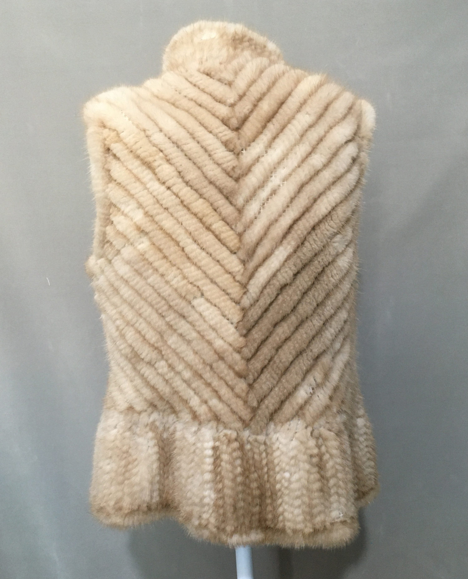 real mink fur vest lvcomeff 210912 - Image 5