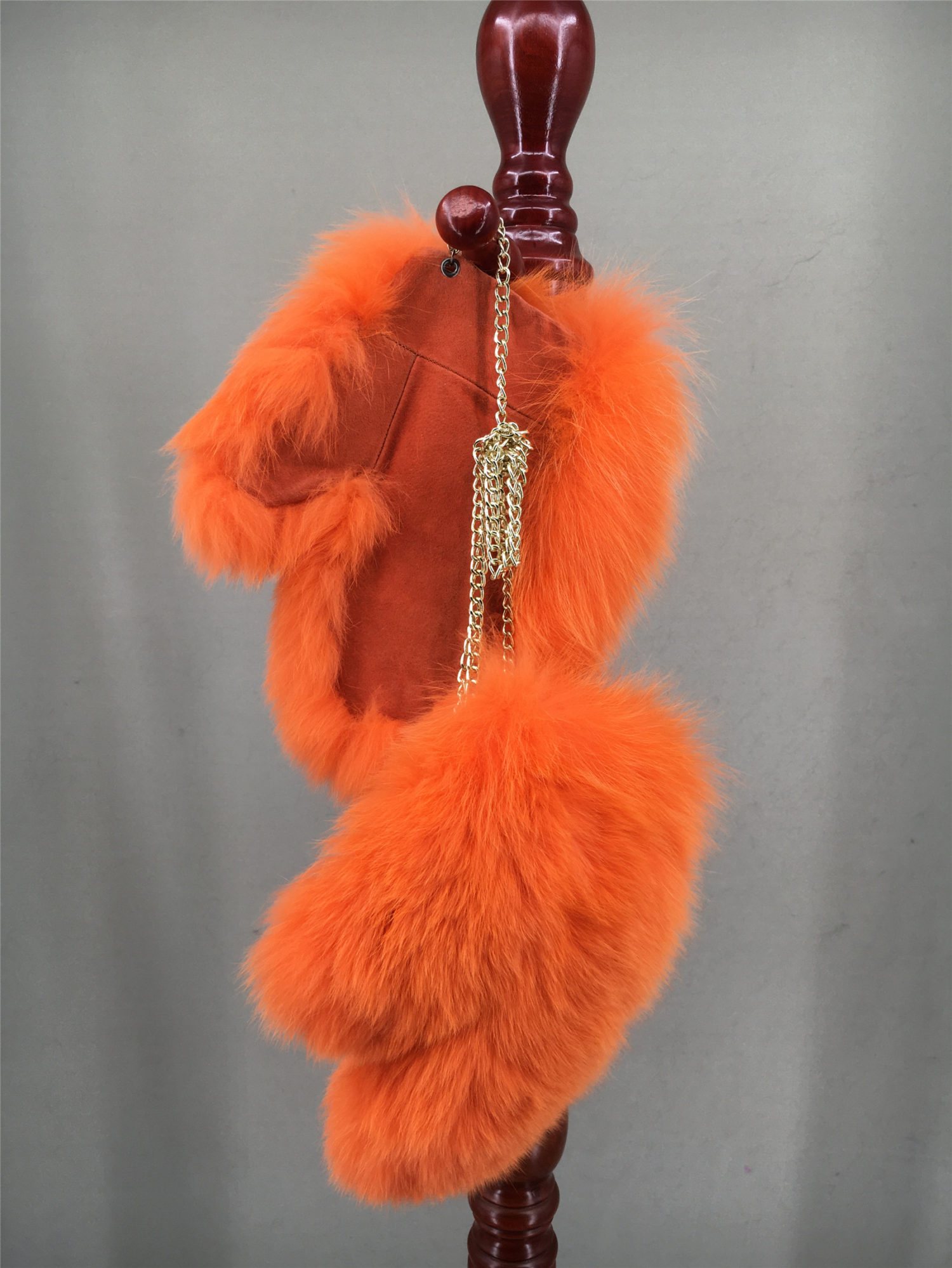 real fox fur knitting glove lvcomeff 2210007 (复制) - Image 5