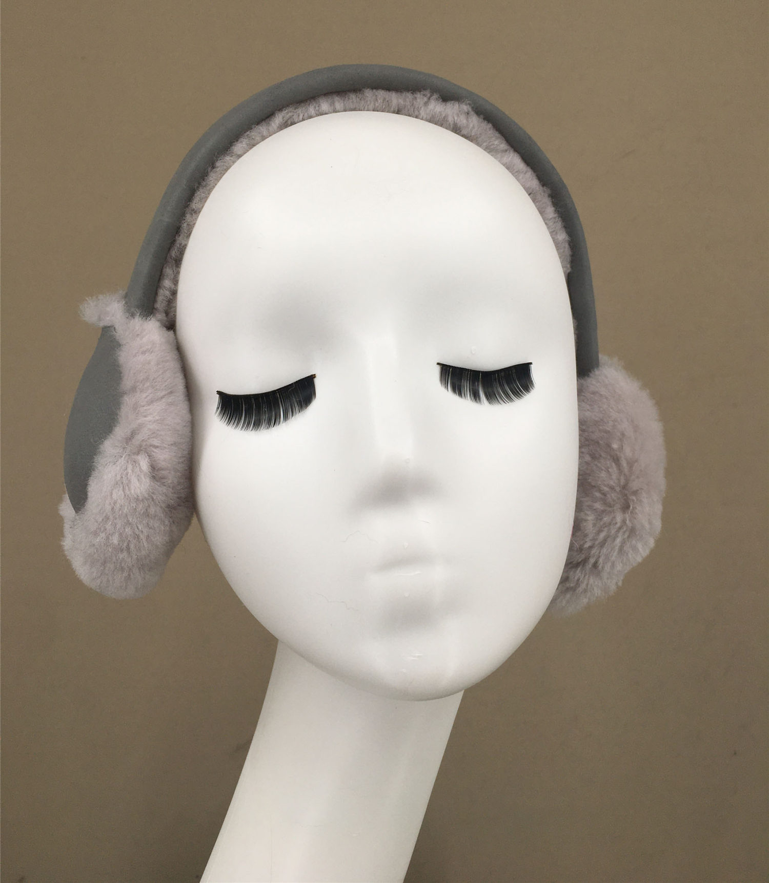 real sheep fur one fur earmuffs earflaps lvcomeff 2210009