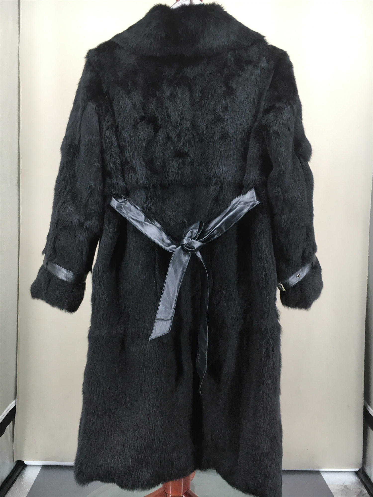 real rabbbit fur full pelt coat lvcomeff 2210030 (复制) - Image 8