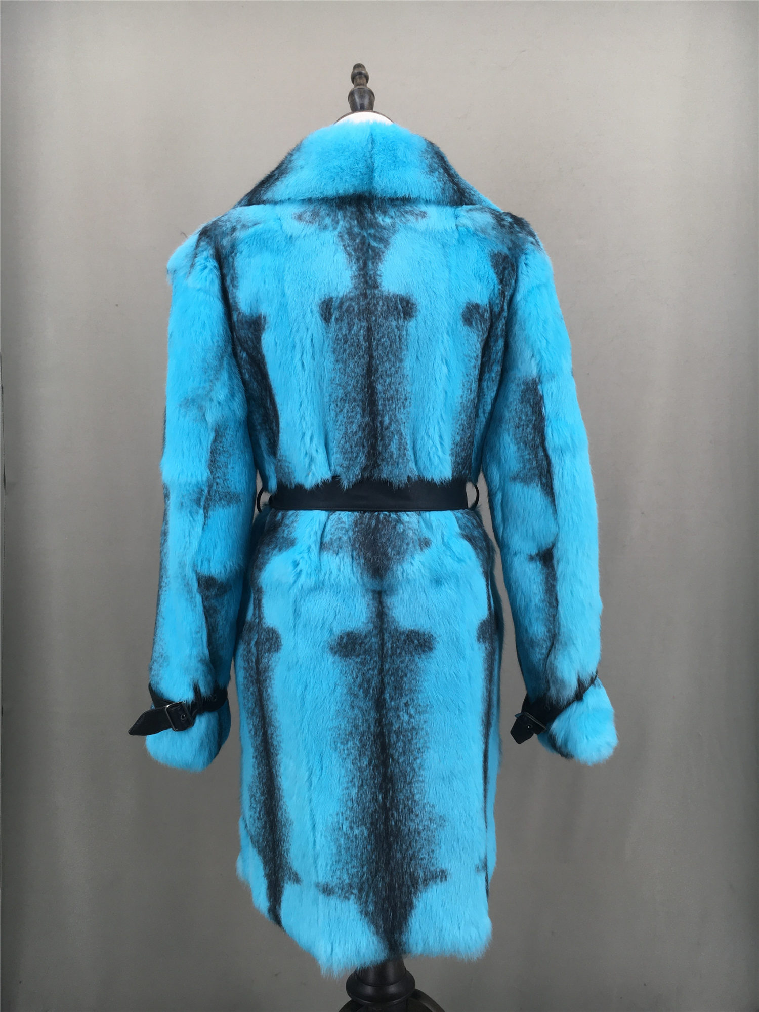 real rabbbit fur full pelt coat lvcomeff 2210029 - Image 4