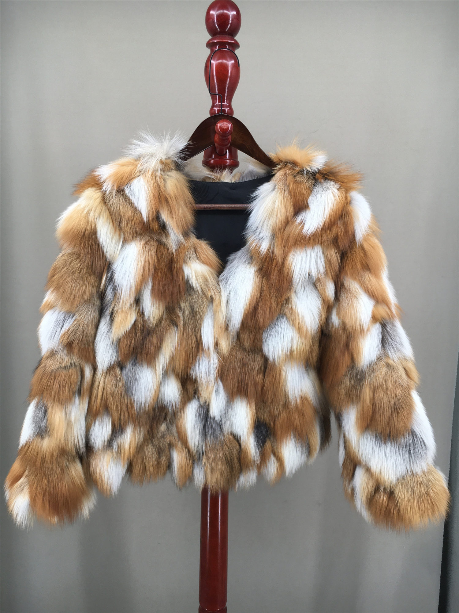 real fox fur small piece of coat lvcomeff 2210012